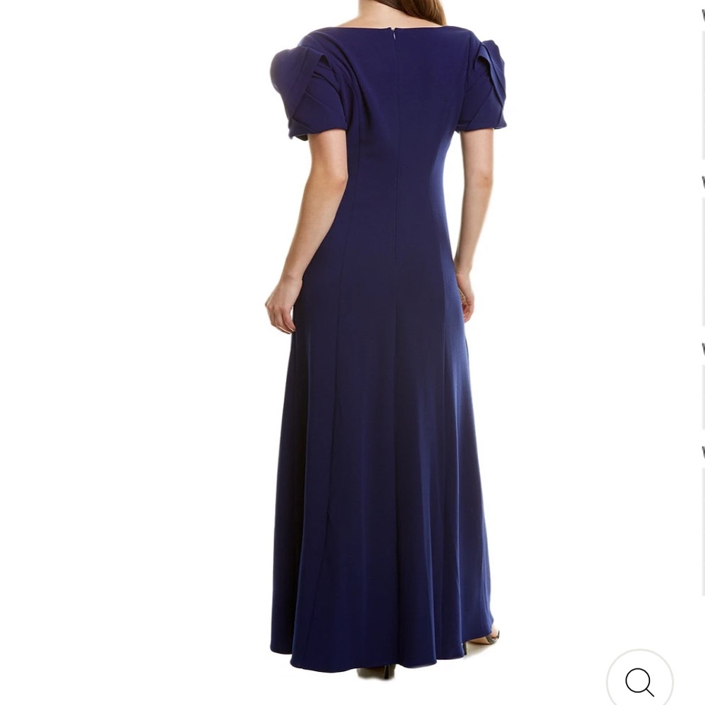 Badgley Mischka navy gown - Picture 2 of 9